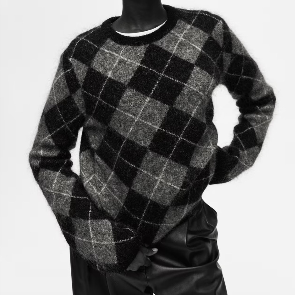 H&M Mohair Blend Sweater Size M